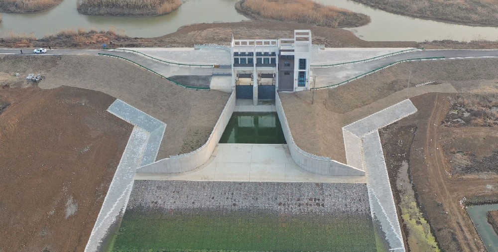 滁州市滁河防洪治理工程新增項目（南譙段）施工——蒿子圩進退洪閘