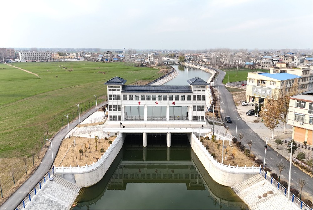 渦陽縣曹市閘拆除重建工程施工