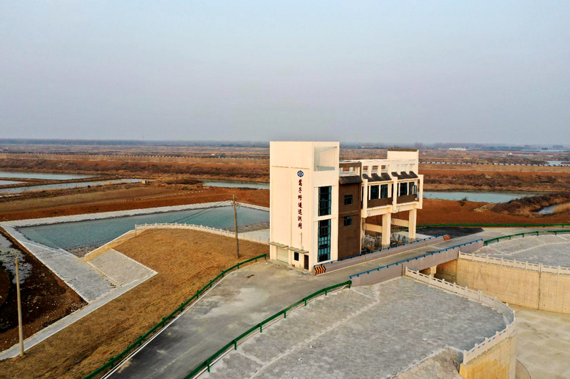 滁州市滁河防洪治理工程新增項目（南譙段）施工——蒿子圩進退洪閘