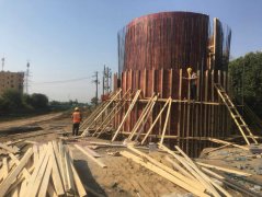 2018.1011總干渠145工作井外模加固